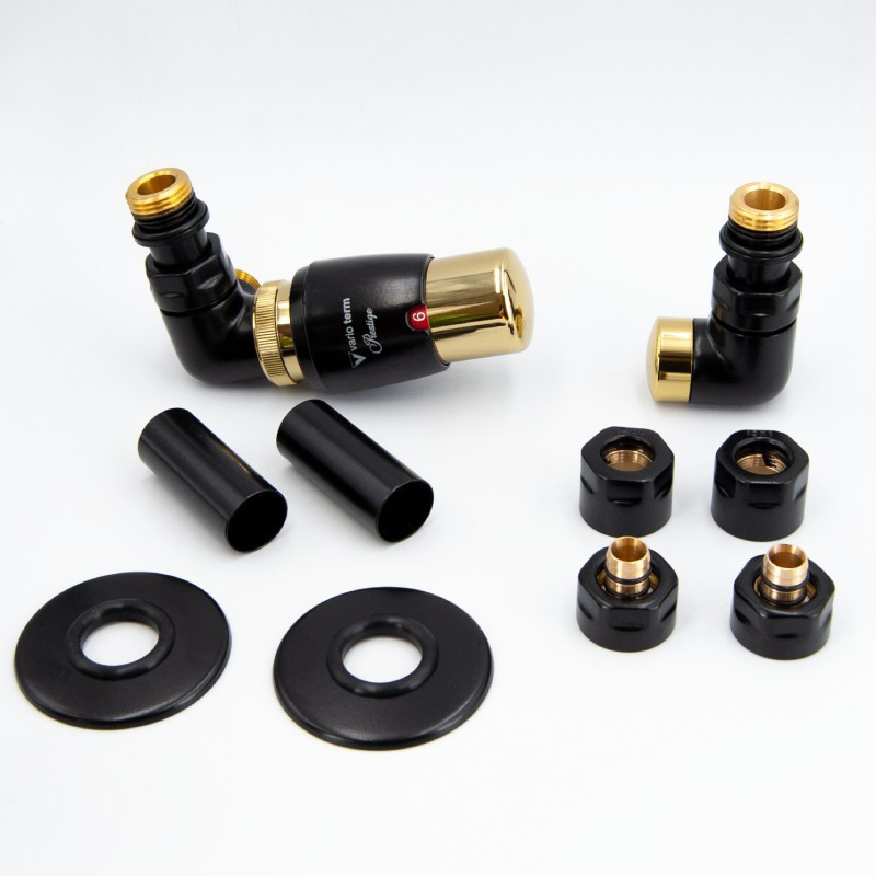 Zestaw Glamour All in One "Vision" - kolor Czarny matowy ze złotem galwanicznym